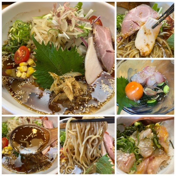「【限定】冷し担々麺900円 鯛めし500円」@讃岐ラーメン 香麦の写真