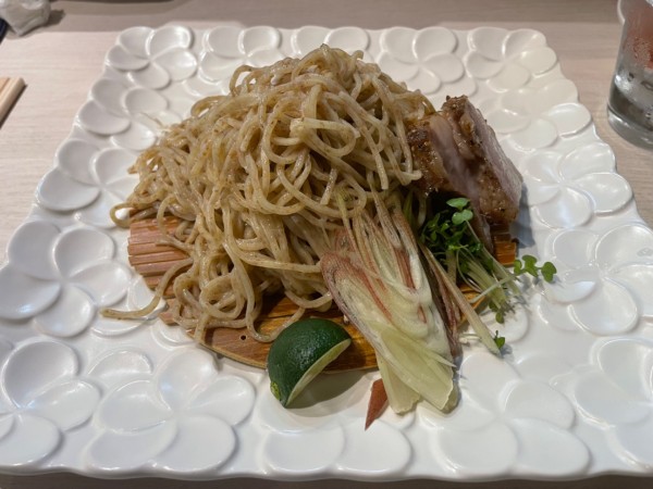 「【限定】鶏節と鮭節のざるそば」@柳麺 呉田-goden-の写真