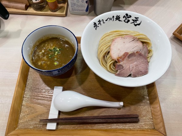 「極濃煮干しつけ麺」@煮干しつけ麺 宮元の写真
