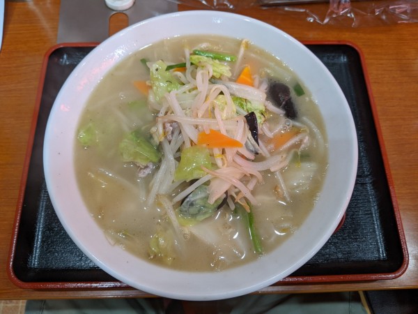 「タンメン：850円」@中華料理 十八番の写真