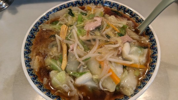 「手打ちサンマー麺」@中華そば集来の写真