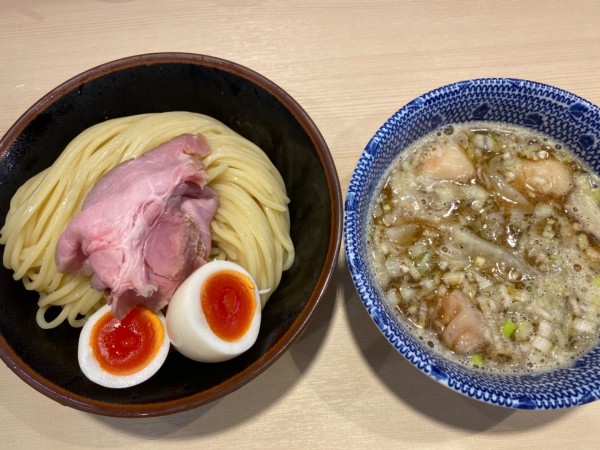 「全部入り豚骨魚介つけ麺300g 1410」@キング製麺の写真