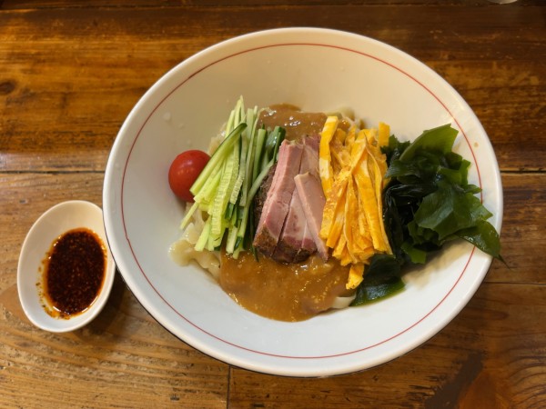 「【限定】味噌冷やし中華」@東京味噌らーめん 鶉の写真