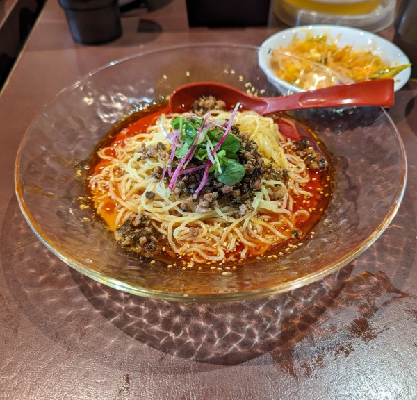 「冷やし担々麺」@陳家私菜 新宿店の写真