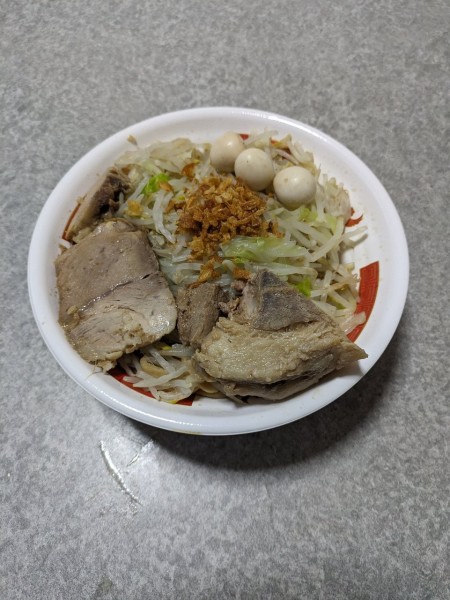 「豚骨味噌まぜそば」@豚仙人 天王町店の写真