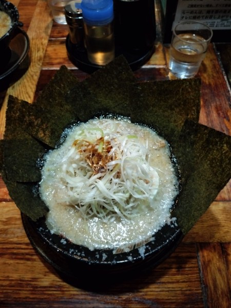 「ラーメン ネギ 海苔トッピング脂多め」@らーめん 平太周 味庵の写真
