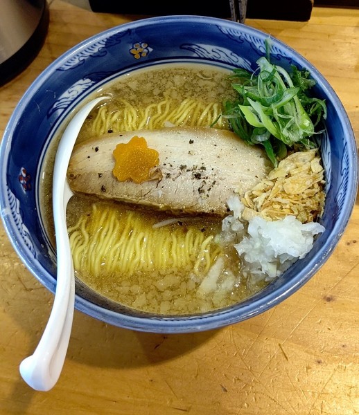 「背脂焦がし醤油1050円」@なかごの写真