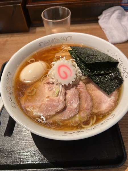 「特製中華そば大盛1300円＋150円」@中華そば 勝本の写真