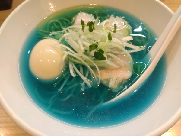 「鶏清湯 青」@濃厚鶏出汁拉麺 吉法師 KIPPOSHIの写真