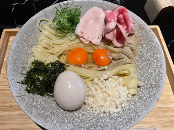 「特製卵かけ麺　￥１１５０」@麺や SO林の写真