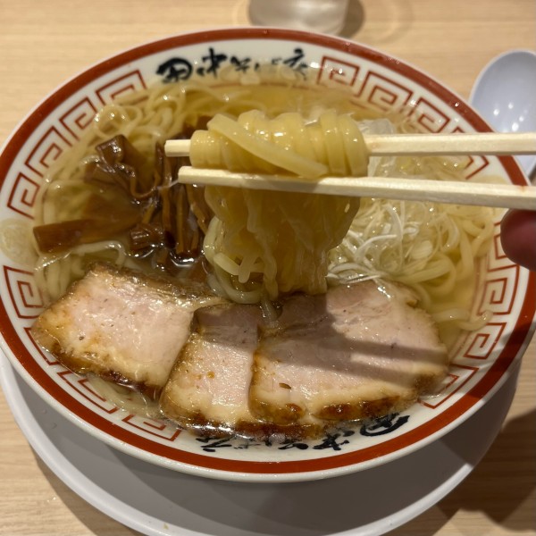 「ひやかけ中華そば」@田中そば店 渋谷パルコ店の写真