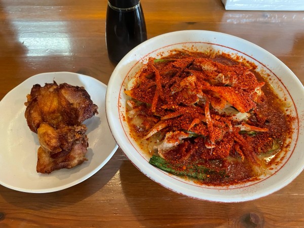 「赤タン3辛 藤野ザンギ　¥1,260」@山嵐天上天下龍我独尊の写真