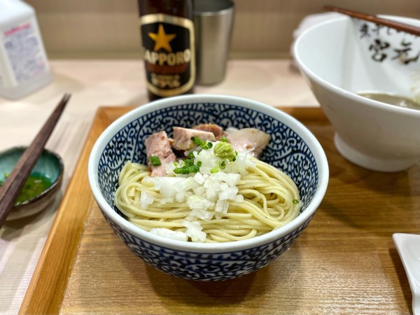 「【限定】煮干し和え玉冷やしVer.（塩）¥250」@煮干しつけ麺 宮元の写真