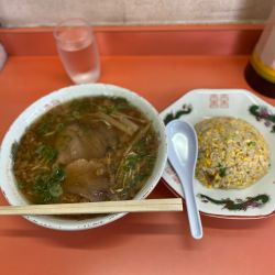 そばセット麺硬め脂多め