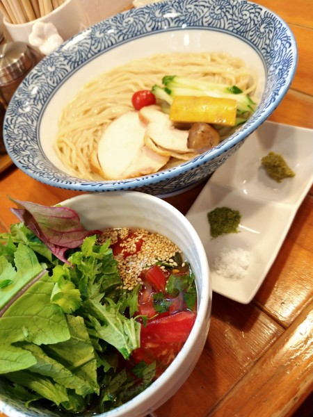 「森やの冷やしつけ麺・『やまつ辻田さん…』増し」@らーめん森や。の写真
