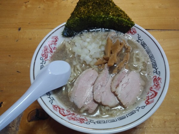 「背脂煮干中華　和え玉　800+200円」@福島屋の写真