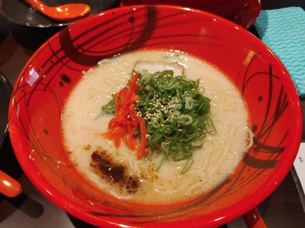 「白湯麺チャーハンセット」@麺・餃・揚 GA.KUの写真