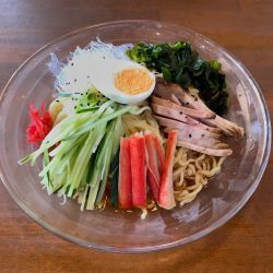 五目冷やし中華・餃子