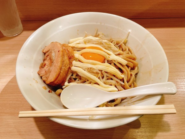 「汁なし300g」@麺屋 味方の写真