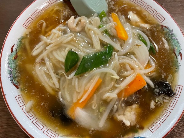 「もやしラーメン：900円」@銚子屋食堂の写真