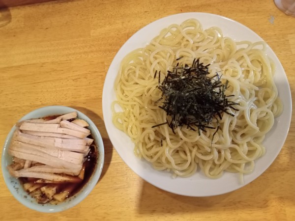 「チャーシューつけそば＋大盛り」@中華つけ蕎麦 でき心の写真