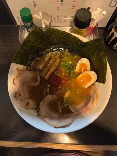 「味噌らあめん+肉飯」@らあめん一番星の写真