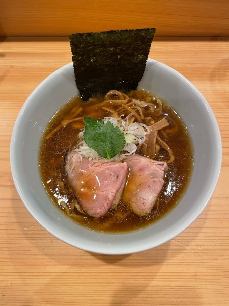 「中華そば　小盛(1100円)」@自家製麺 ロビンソンの写真