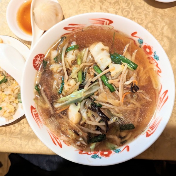 「サンマー麺と半炒飯セット￥880」@芳香園 センター南店の写真