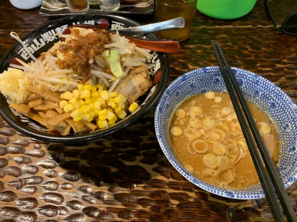 「背脂ニンニク味噌つけ麺 　940円」@北のらーめん 美空の写真