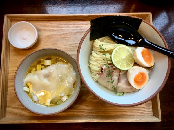 「特製昆布水つけ麺(1,300¥)」@KUMAGAYA RAMEN STANDの写真