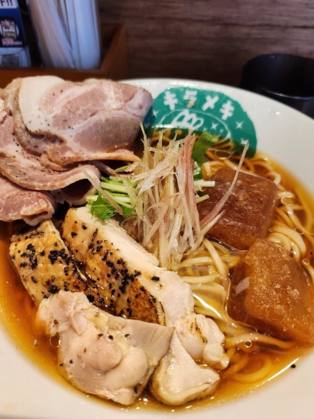 「アゴだし涼麺～期間限定」@キラメキノトリ 京都久御山店の写真