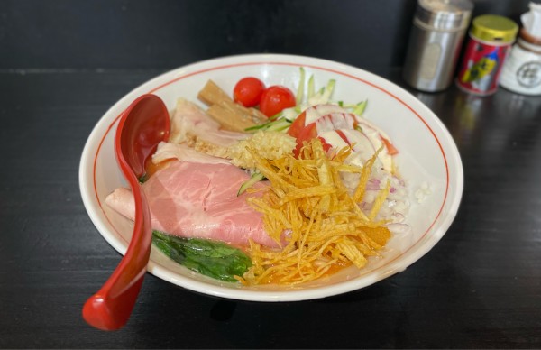 「【限定】🍅冷やしトマトラーメン¥950」@らぁ麺すみれ堂の写真