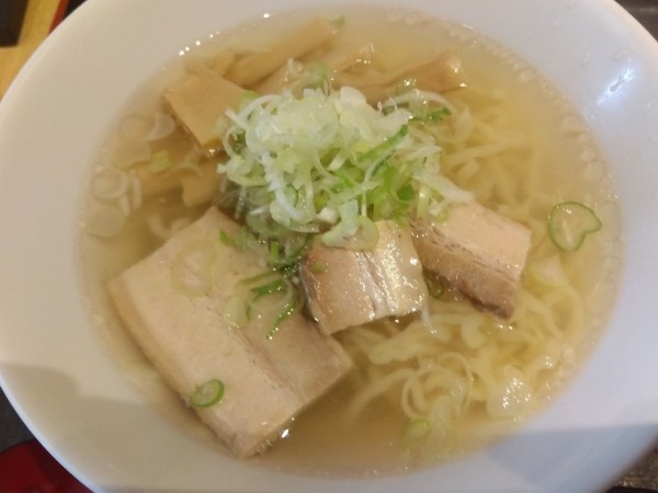 「会津山塩ラーメン¥850＋（限定）会津地鶏のTKG¥350」@会津山塩食堂の写真