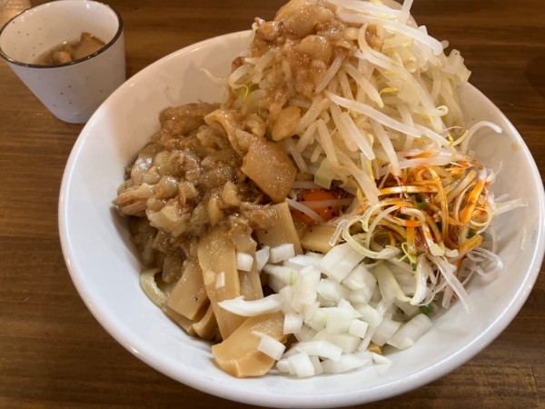 「汁なし」@男気らーめん アカギの写真