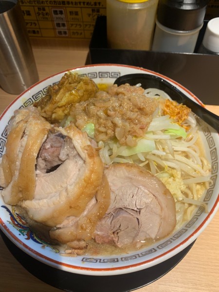 「ミニ豚ラーメン」@ラーメン豚山 門前仲町店の写真