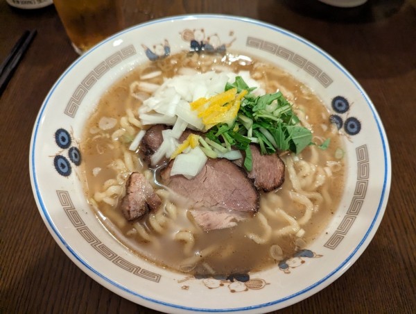 「魚介鶏骨塩ラーメン850円」@麺処 そら亭の写真