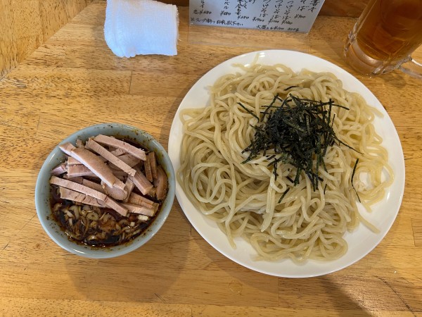 「チャーシューつけそば大盛り」@中華つけ蕎麦 でき心の写真