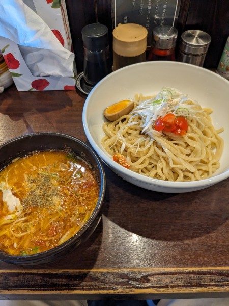 「つけ麺(中)チリトマト味」@麺屋 無尽蔵の写真