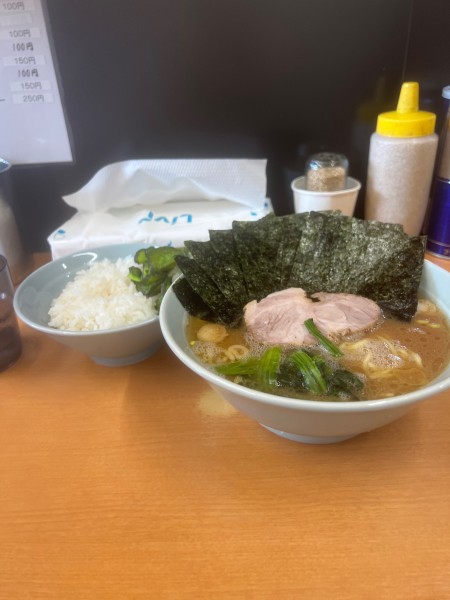 「ラーメン並　のり」@横浜らーめん 武蔵家 綾瀬店の写真