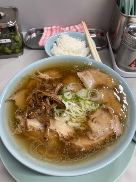 「中華そば　ライス無料」@中野 邦ちゃんラーメンの写真