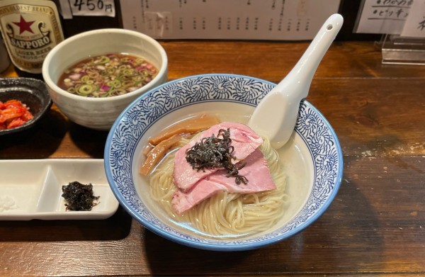 「醤油昆布水つけ麺¥850」@支那そば屋 雅の写真