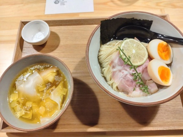 「特製昆布水つけ麺　塩」@KUMAGAYA RAMEN STANDの写真