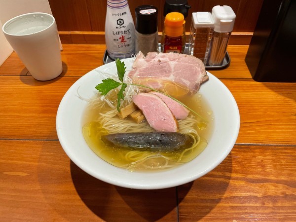 「【限定】冷たい煮干しそば」@麺屋 真心の写真
