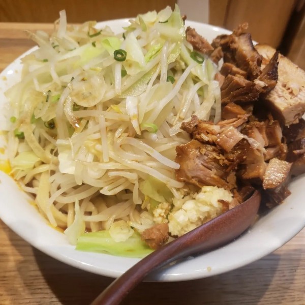 「アブラソバ中 ニンニクカラメアブラシロ」@(SCLabo)の写真