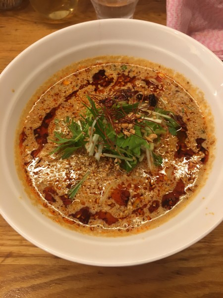 「金胡麻担担麺(900円)3辛」@金蠍の写真