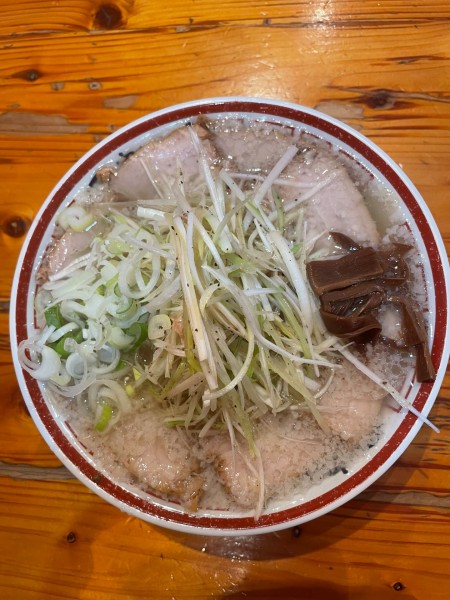 「肉そば+ねぎ+ごはん」@田中そば店の写真