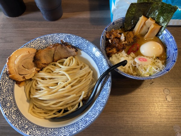 「カレーつけ麺(並)+特製トッピング」@狼煙 〜NOROSHI〜の写真