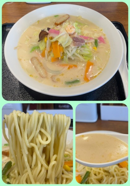 「長崎ちゃんぽん¥720+麺1.5倍¥50」@長崎ちゃんぽん リンガーハット 座間相模が丘店の写真