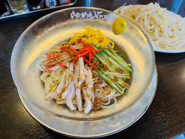 「冷し中華彩夏（￥820）＋もやし（￥130）」@らあめん花月嵐 浅草橋店の写真