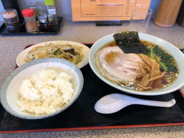 「ラーメン大盛りBセット」@らーめんしゃんしゃんの写真